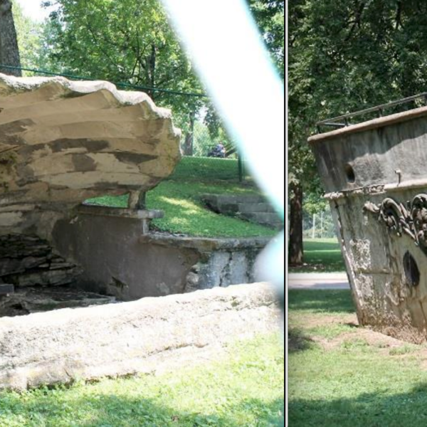 Centennial Park Nashville concrete sculptures