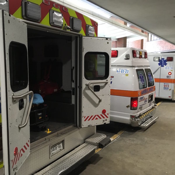 ambulances at VUMC