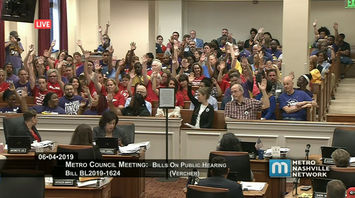 Nashville's Council Hears Impassioned Plea To Increase Property Tax