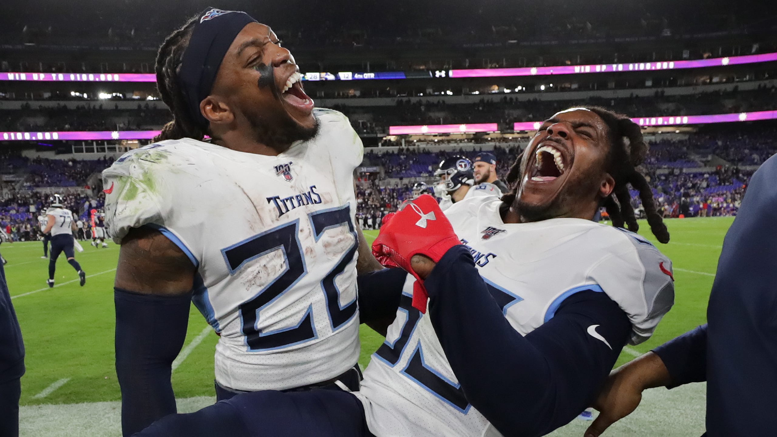 Tennessee Titans 28-12 Baltimore Ravens: Derrick Henry rushes for