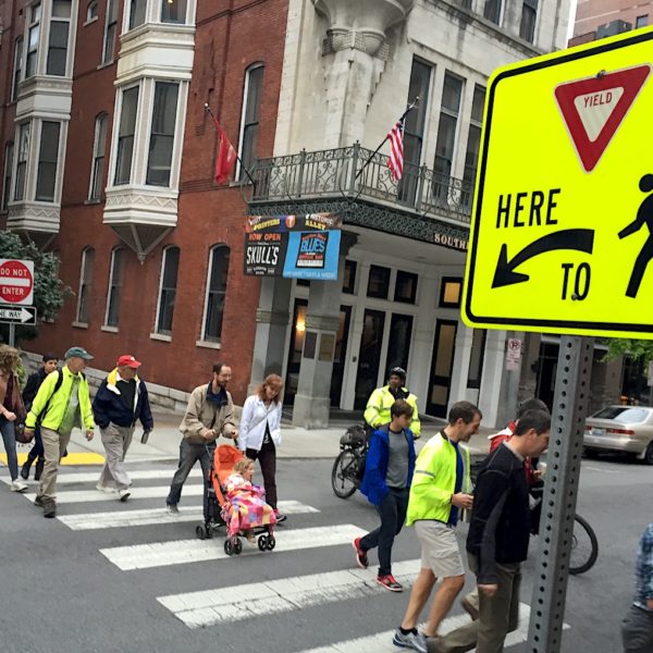 Nashville pedestrian crossing