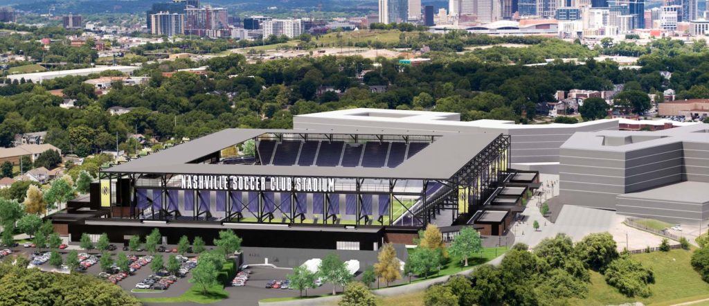 Nashville MLS stadium rendering