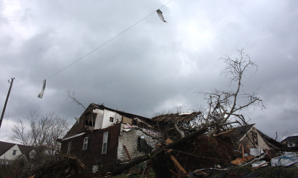 tornado East Nashville