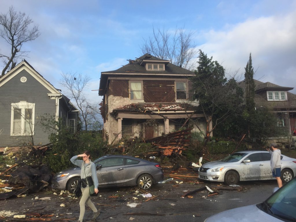 Slideshow: Super Tuesday Tornado In Nashville | WKNO FM