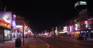 downtown Nashville Lower Broadway pandemic