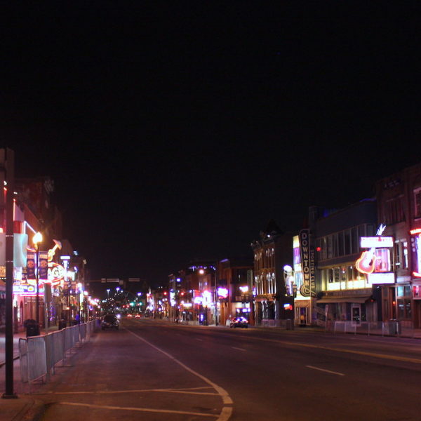 downtown Nashville Lower Broadway pandemic