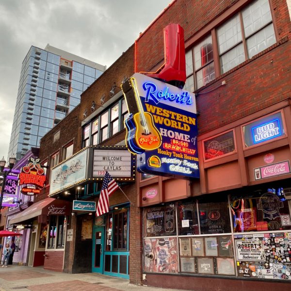 Restaurants and bars along Lower Broadway