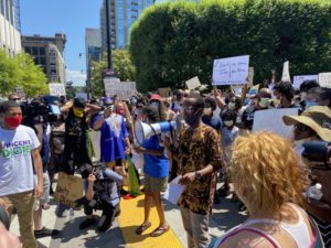 Nashville protest march