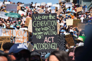 Nashville protest signs