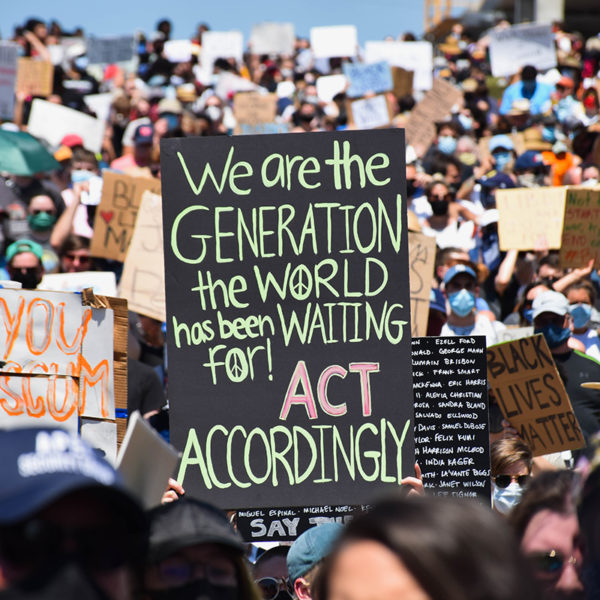 Nashville protest signs