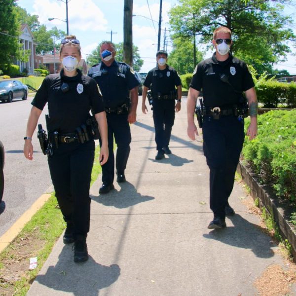 Nashville police masks