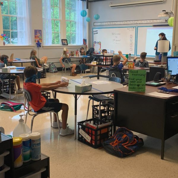 A classroom in Rutherford County