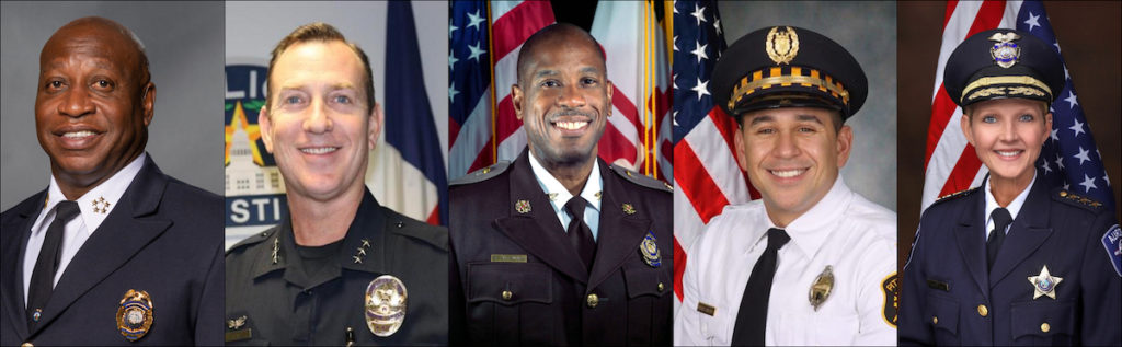 Photos of the five finalists for Nashville police chief.