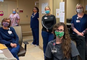 masked nurses Williamson County Tennessee