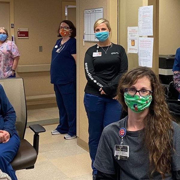masked nurses Williamson County Tennessee