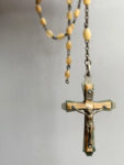 detail photo of a rosary