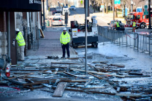 downtown Nashville bombing cleanup