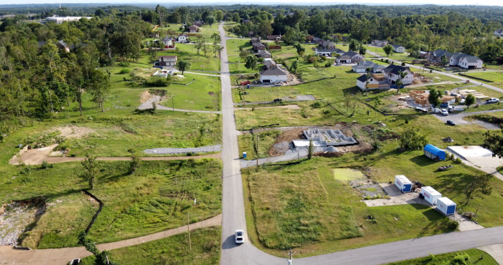 Mt Juliet aerial tornado damage