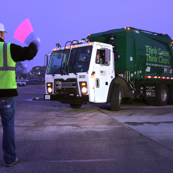 A Waste Management truck