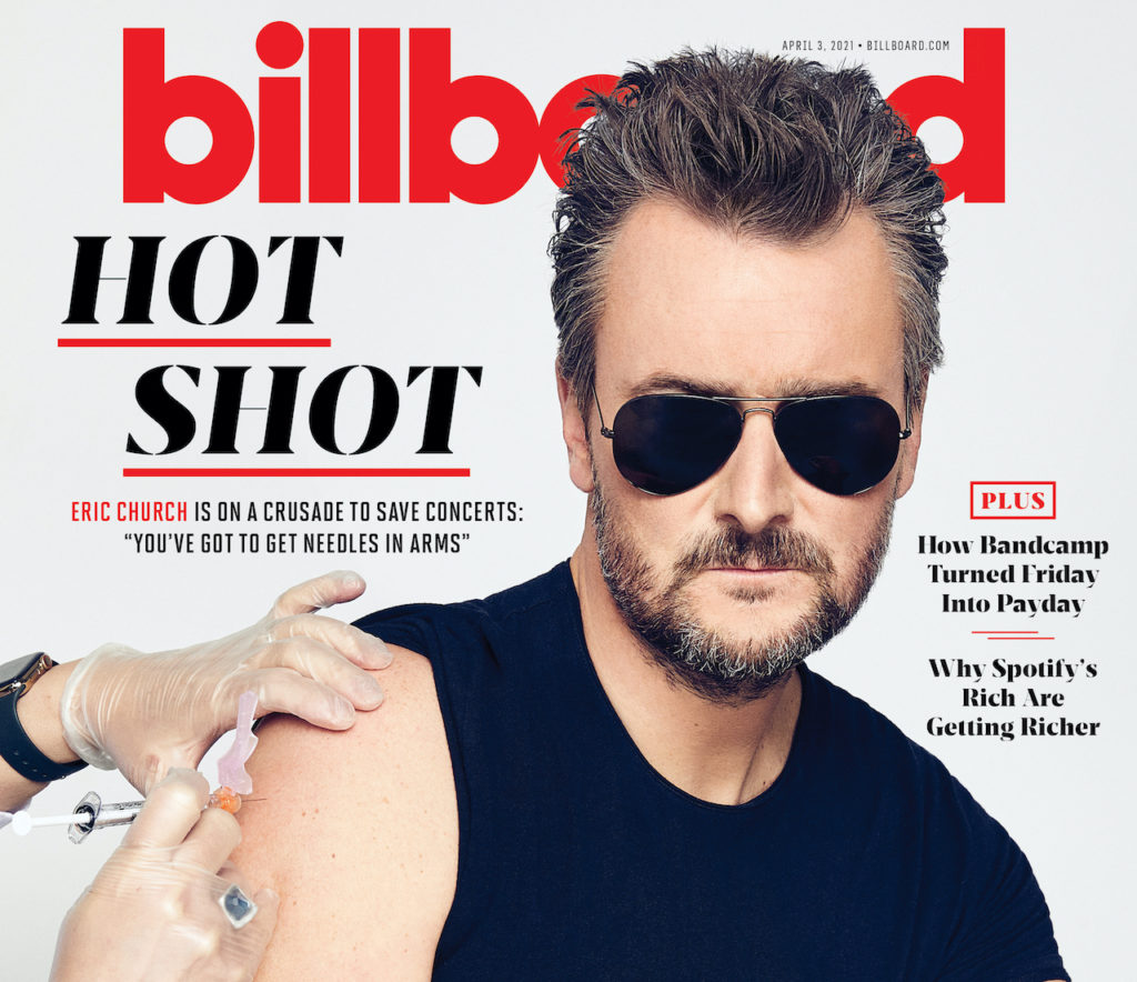 Eric Church billboard cover