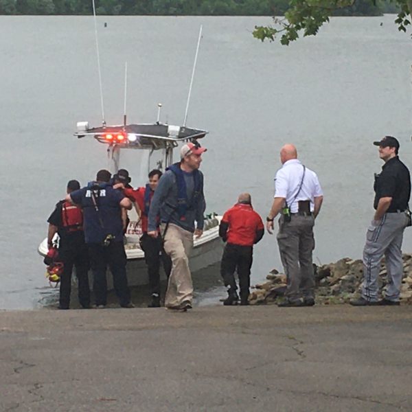 Launching search boat