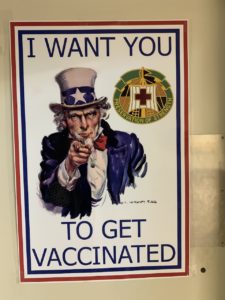 Uncle Sam encourages vaccines