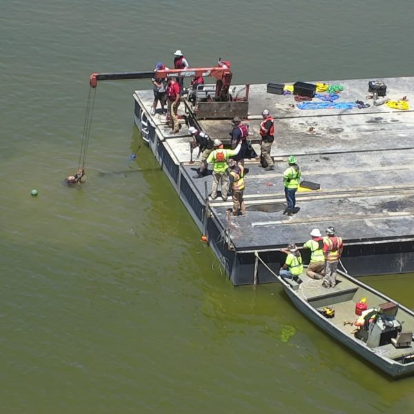 Dock for recovery on Priest Lake