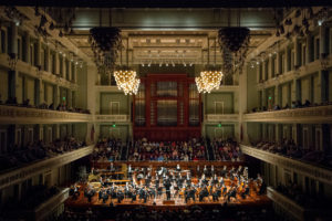 Nashville Symphony onstage at schermerhorn symphony center