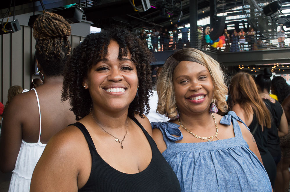 Thadijah Burks, her sister Kim Branch, her brother and her 2-year-old son all came to the Juneteenth event at the NMAAM.