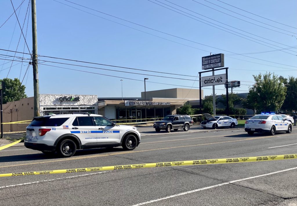 fatal police shooting scene Nashville