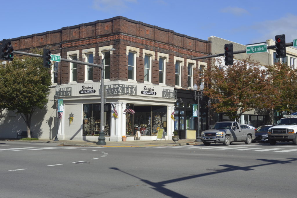 Downtown Columbia where the fourth and seventh congressional districts meet.