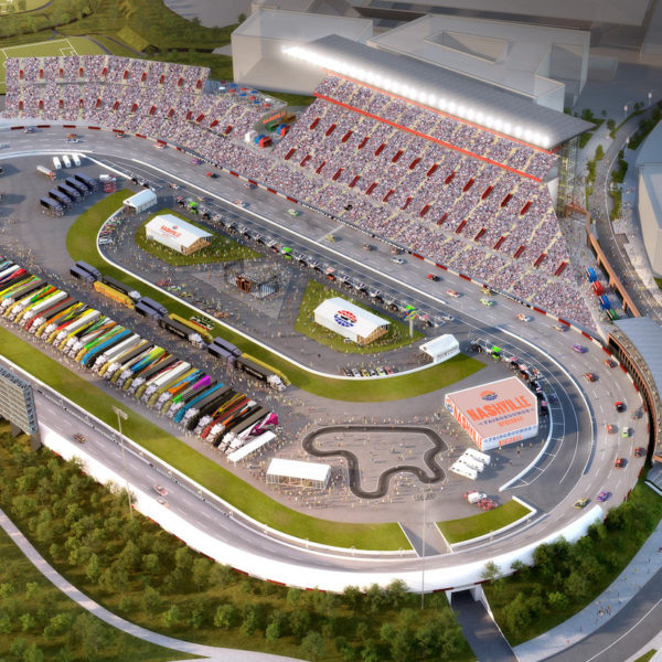 aerial rendering Nashville Fairgrounds Speedway