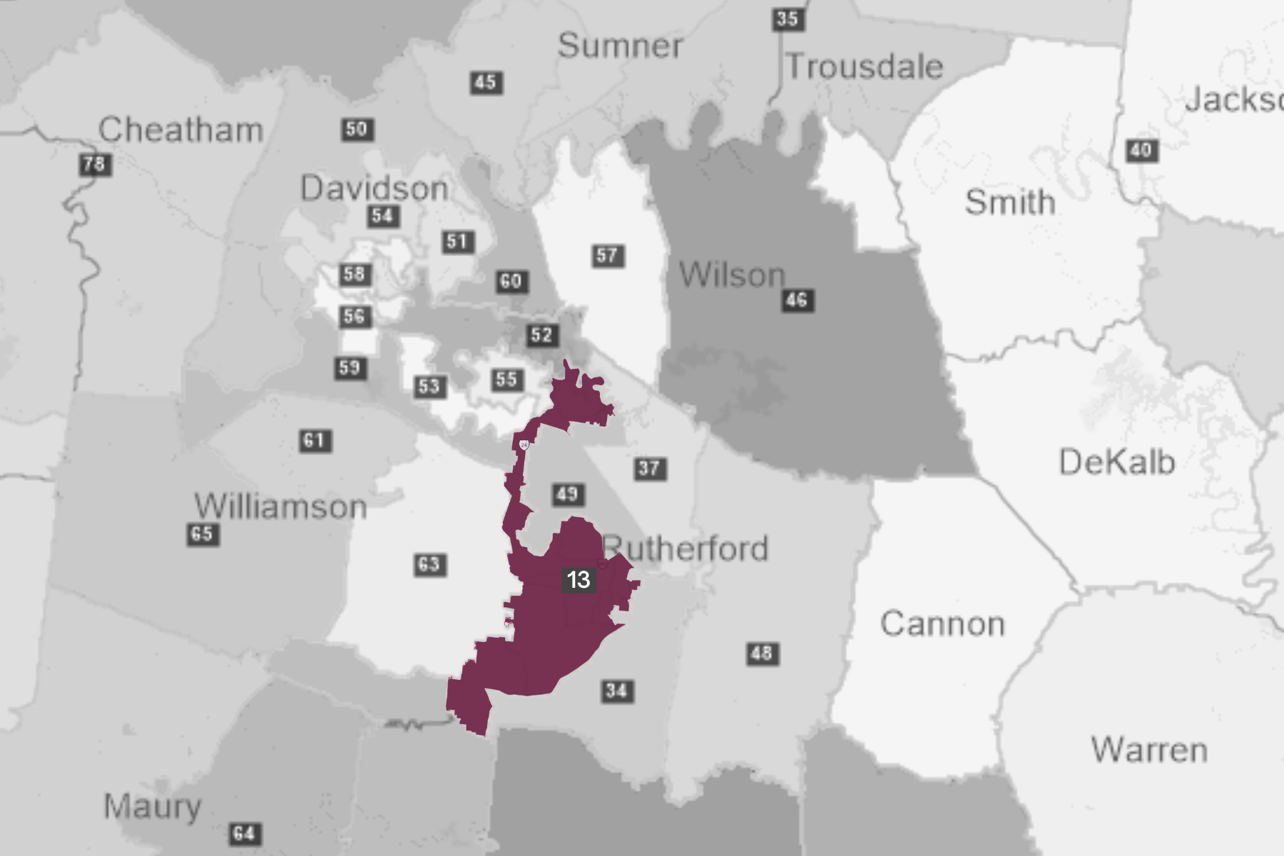 What Do You See In Tennessees New Legislative Map For Democrats Its Bad Signs And 8734