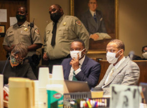 Pervis Payne (right) during his resentencing hearing, December 13.