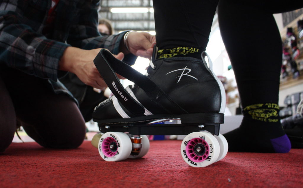 roller skate close up