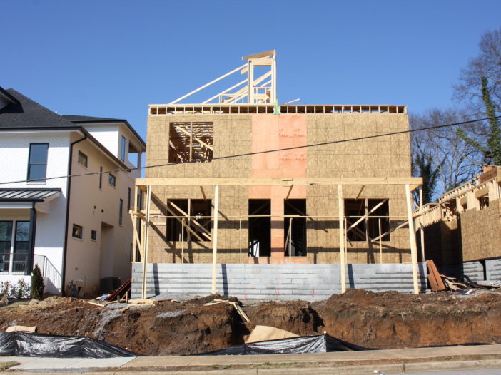 East Nashville home construction