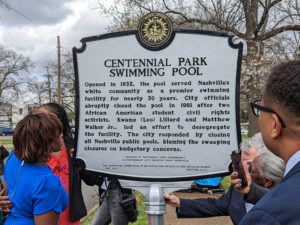 Centennial Park new Civil Rights marker