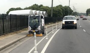 bike lane sweeper Nashville