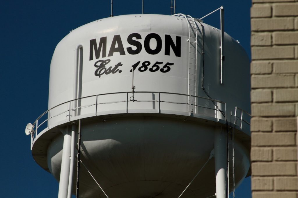 Mason water tower