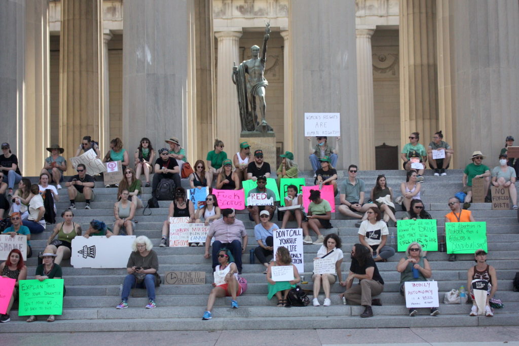 abortion rights demonstration Nashville Tennessee