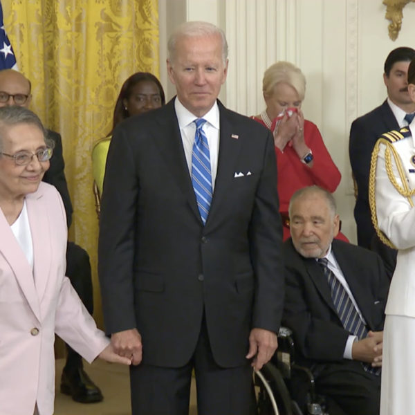 Diane Nash with Joe Biden