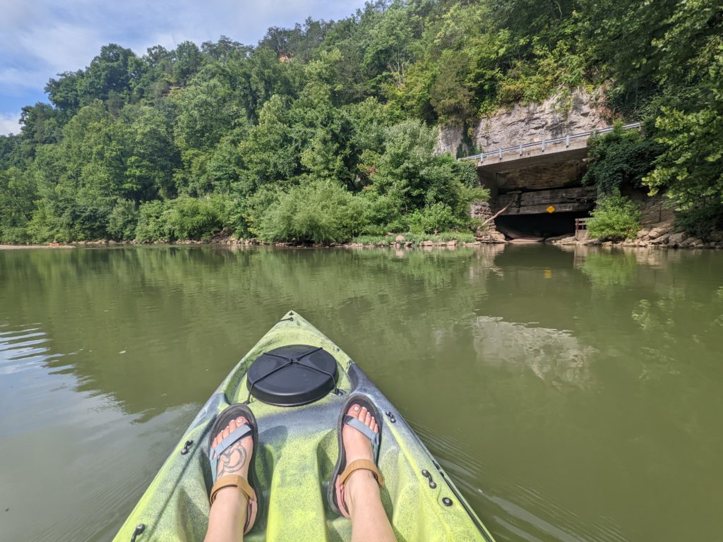 Kayaking along the Harpeth River