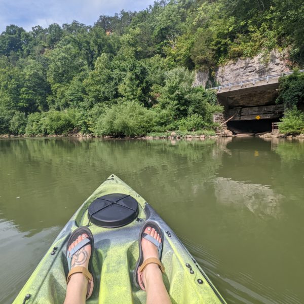 Kayaking along the Harpeth River