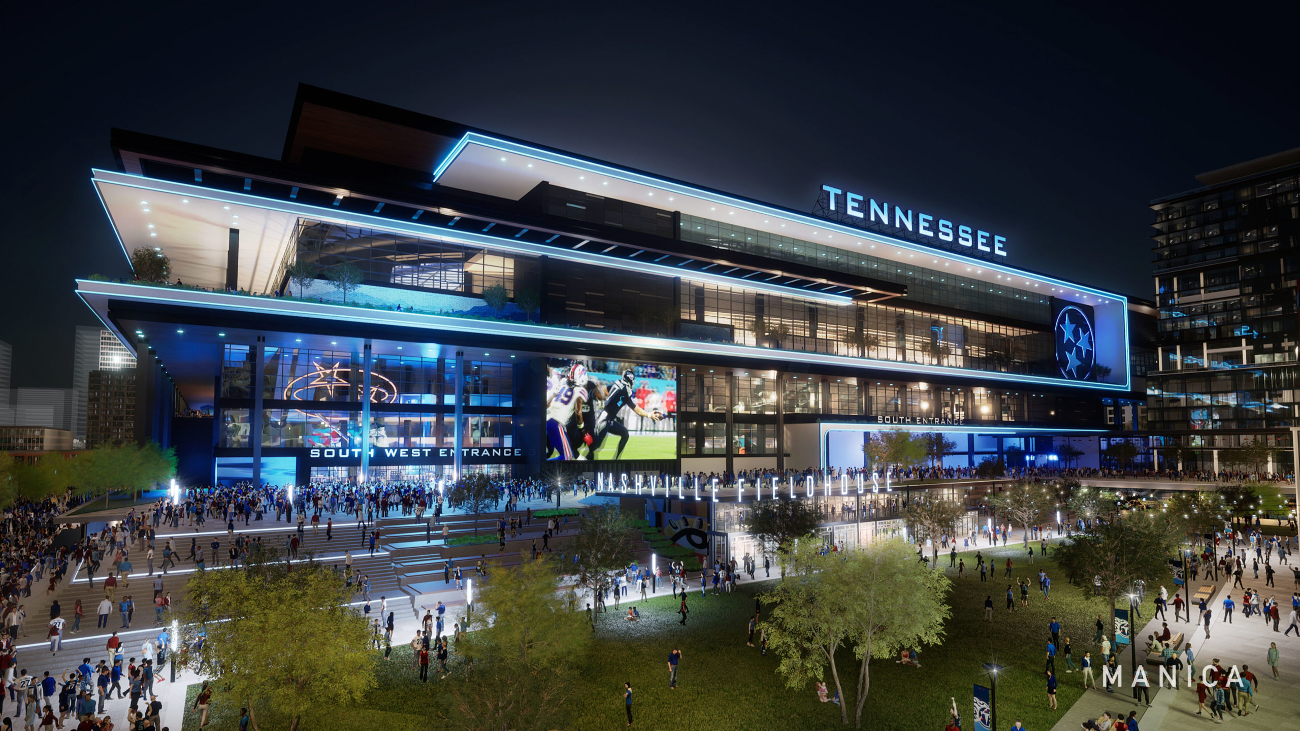 Governor's office unveils plan to fund new Titans stadium