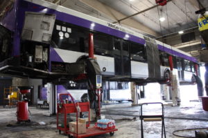 WeGo bus repair garage