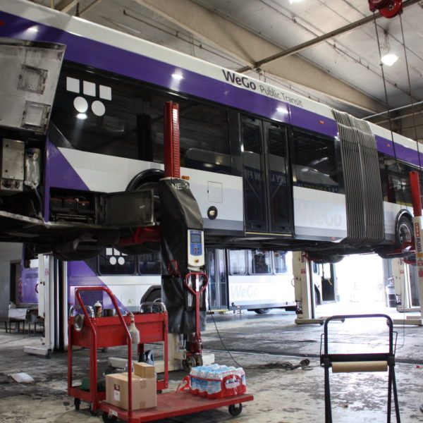 WeGo bus repair garage