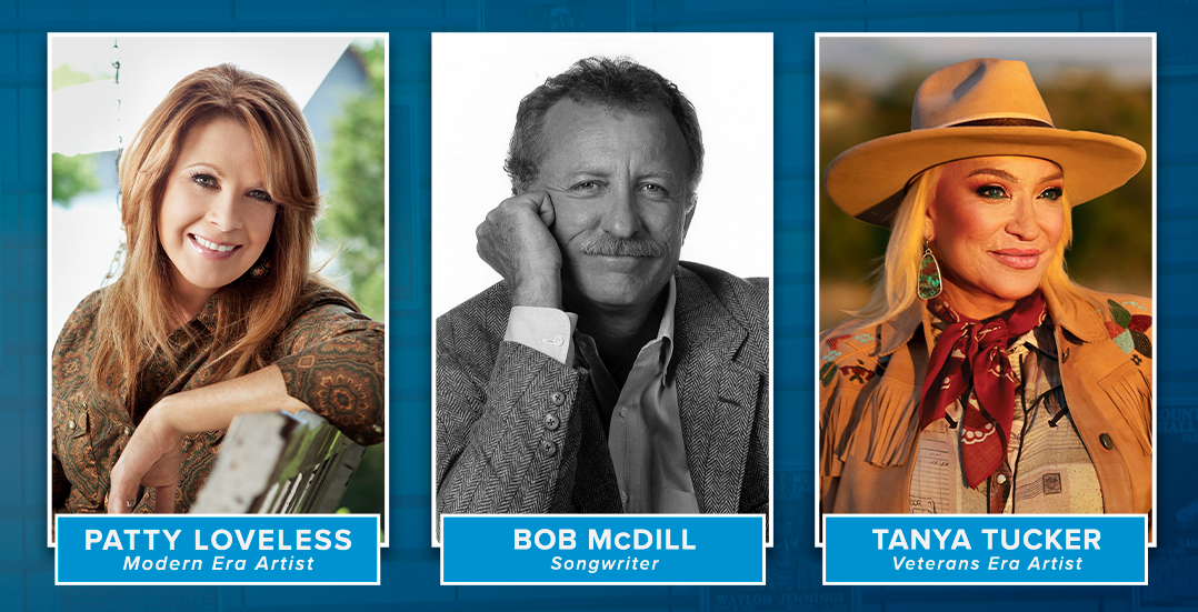 Country Music Hall of Fame inducts Patty Loveless, Tanya Tucker and Bob