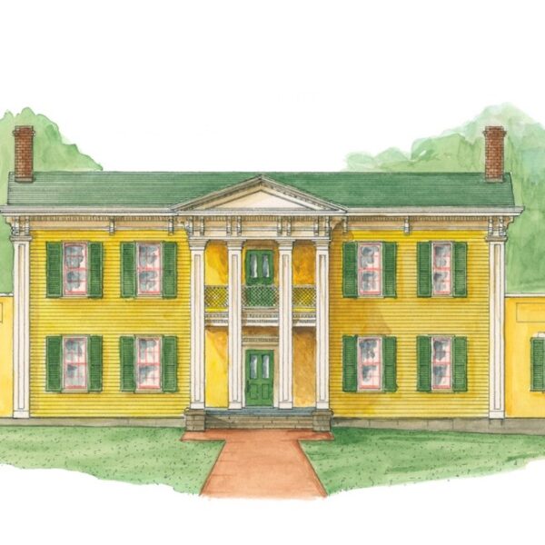 Phil Ponder Sunnyside Mansion illustration