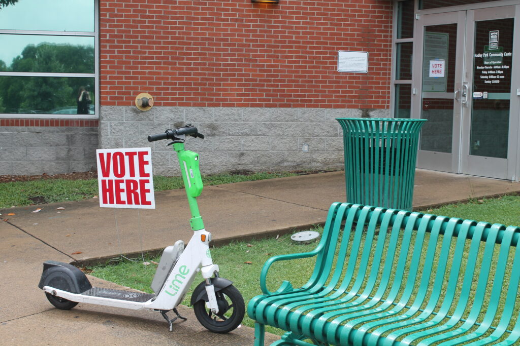 The Hadley Park Regional Center serves as a polling place in North Nashville.