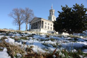 snow melt Tennessee capitol